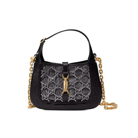 gucci crystal gg mini|Gucci GG Crystal mini shoulder bag.